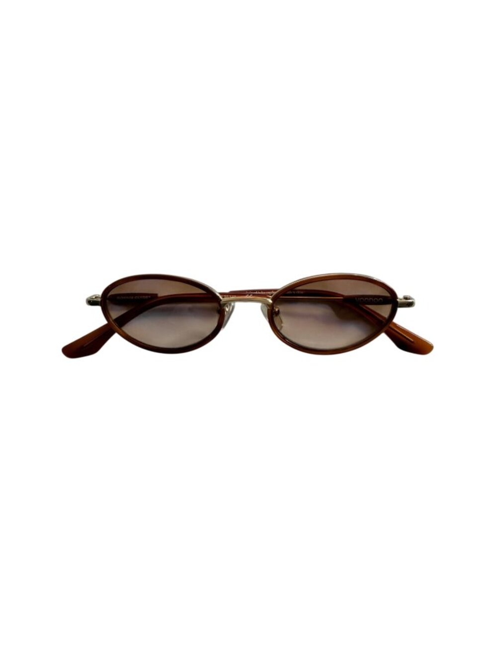 Bonnie Clyde Voodoo Sunglasses in Gold Tortoise Brown